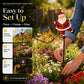 🎅 50% OFF FLASH SALE! ✨Solar Christmas Santa Decor Lights – Weather‑Resistant, 5 Styles 🎁