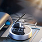🚁⚡ FLASH SALE! Metal Solar Helicopter Air Freshener – Solar Powered Rotation, Stylish Car Decor & Fresh Scent Diffuser 🌿