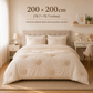 😴 Bring you cozy deep sleep!Elegant Pinch Pleat Duvet Cover Set