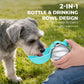 🐕💧 50% OFF! 2-in-1 Portable Dog Water Bottle for Small Dogs – Leak-Proof & Compact