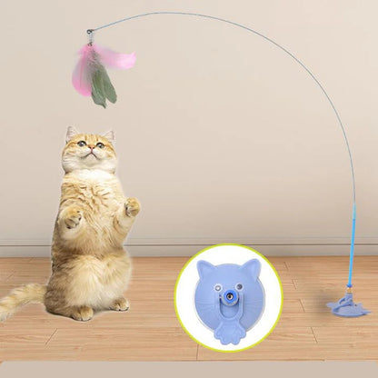 🐱 Strong Suction Cup Cat Toy – Automatic Playtime for Indoor Cats