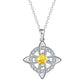 🌸LAST DAY-Buy 2 Get 1 Free ✨Mystical Birthstone Witches Knot Necklace – Natural Crystal🔮💞Protect Your Loved Ones