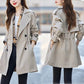 🔥Limited stock available 50% OFF🔥Women's Slimming Mid-Length Lapel Trench Coat
