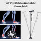 🦯💡 LIMITED-TIME 50% OFF! Multifunction Folding Walking Cane – Built-In Light, Emergency Alarm, Quad Base & 5-Level Height Adjustment