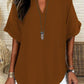 🌸Spring Sale 49% OFF👕Fashion Loose Solid Color Short Sleeve Top