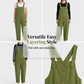 🌿Summer Sale - 50% OFF!👖Women's Casual Button-Front Overalls