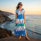 👗🌈 LIMITED TIME 51% OFF! Women’s Tie Dye V Neck Maxi Dress – Breathable Comfort, Relaxed Fit and Effortless Summer Style ✨