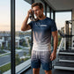 🔥LIMITED TIME 70% OFF!🔥 🏖️Summer Cool Deal: ONLY ￡15.99!!😎Men's Gradient Color T-Shirt & Shorts Set