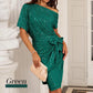 💜 Women's One Shoulder Sequin Sparkling Party Club Dress