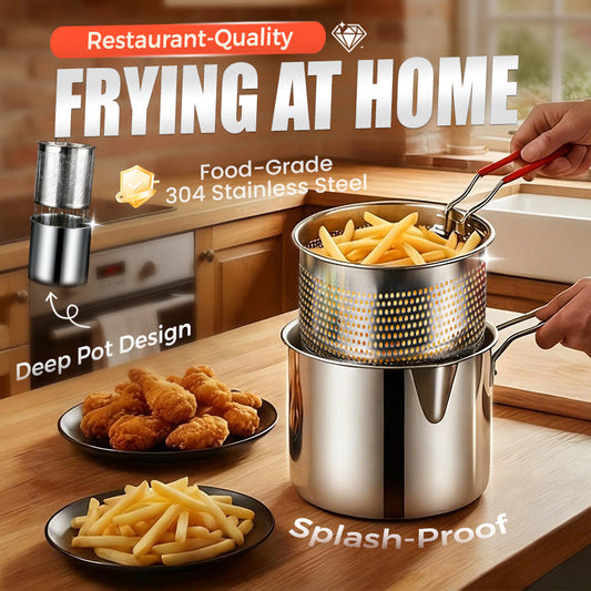 🎁2026 New Arrivals 53% OFF💥R304 Stainless Steel Multifuntional Fryer