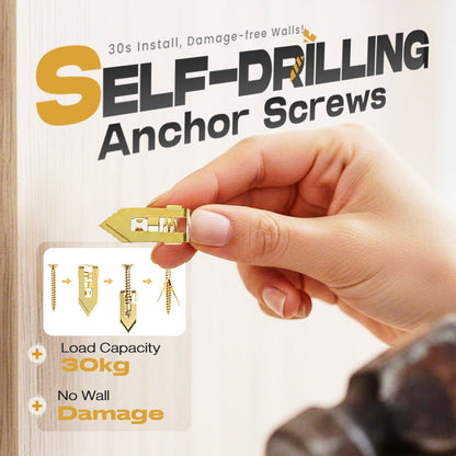 🔥 Self-drilling anchors Screws Screws，Drill, Fix, Hold. No Extra Tools Needed. A Must-Have for DIY & Professional Use! 🔩🏠✨