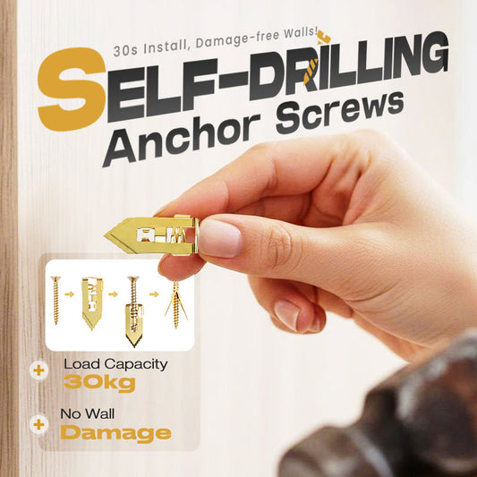 🔥 Self-drilling anchors Screws Screws，Drill, Fix, Hold. No Extra Tools Needed. A Must-Have for DIY & Professional Use! 🔩🏠✨