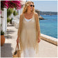 🏆 Last Day Special Price 💲12.99! 💐Summer Metallic Crochet Cover-Up – Lightweight, Flowy & Effortlessly Stylish summer outfit