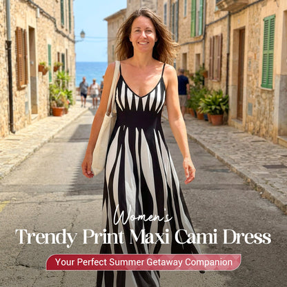 🔥Limited TimePromotion 50% OFF-LUNE Printed Maxi Cami Dress