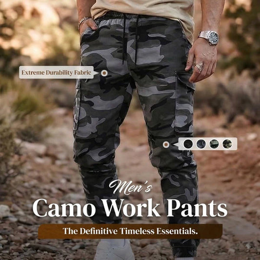👖 Rugged Tactical Work Pants – 💪 Durable Nylon-Cotton | 🔧 Multi-Pocket | 🌲 Outdoor & Work Ready
