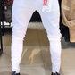Men’s Slim-Fit Casual Solid Color Pants