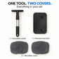 🚗 Expandable Windshield Cleaner Tool – Reusable Microfiber Glass Cleaning Kit