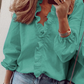 👚 50% OFF NOW! ✨ Women's Ruffled Lantern Sleeve Shirt – Sweet Design, Loose Fit & Versatile Style for Any Occasion 🍃