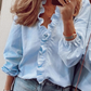 👚 50% OFF NOW! ✨ Women's Ruffled Lantern Sleeve Shirt – Sweet Design, Loose Fit & Versatile Style for Any Occasion 🍃