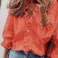 👚 50% OFF NOW! ✨ Women's Ruffled Lantern Sleeve Shirt – Sweet Design, Loose Fit & Versatile Style for Any Occasion 🍃