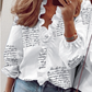 👚 50% OFF NOW! ✨ Women's Ruffled Lantern Sleeve Shirt – Sweet Design, Loose Fit & Versatile Style for Any Occasion 🍃