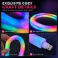 ⏳🔥LIMITED-TIME 50% OFF! ⏰Faux Fur Neon Light Strip – 360° all-round glow 🌈💈