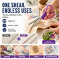 🧵 LIMITED TIME 50% OFF! Premium Stainless Steel Pinking Shears – Ergonomic Soft-Grip, Zigzag Cut ✂️