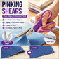 🧵 LIMITED TIME 50% OFF! Premium Stainless Steel Pinking Shears – Ergonomic Soft-Grip, Zigzag Cut ✂️