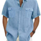 🌿✨ Men’s Cotton Linen Casual Shirt – Breathable Summer Style | 50% OFF + Buy 2 Free Shipping