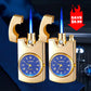 Windproof Torch Lighter with Clock