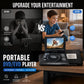 🎁Best Gift for Your Family🎉—📺 7.8" HD Portable DVD/EVD Player – Large Screen, Rechargeable & Compatible with DVD/CD/USB/SD