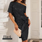 🔥Limited stock available 50% OFF🔥💜 Women's One Shoulder Sequin Sparkling Party Club Dress