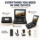 🎁Best Gift for Your Family🎉—📺 7.8" HD Portable DVD/EVD Player – Large Screen, Rechargeable & Compatible with DVD/CD/USB/SD