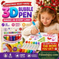 📢📢Buy 2 Get 1 Free !! ⏰Magic Pen – Draw 3D with one stroke!🎄 DIY Bubble Popcorn Drawing Pens