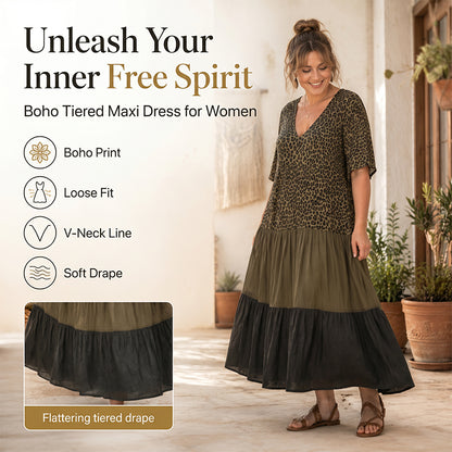 🌸 50% OFF NOW! 🎁Free Elegant Gift🌸Women's Elegant Bohemian Maxi Dress👗