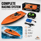 Dual‑Motor RC Boat – Twin engines, 2.4GHz control, waterproof & impact‑resistant. Slice through waves at insane speed! 🌊🚤