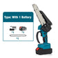 ⚡56% OFF NOW ! 🌳6-inch Cordless Mini Chainsaw with 2 Batteries🌲