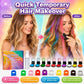 🎉🔥Last Day 70% OFF - 🌈12-Color Temporary Hair Chalk Applicator Set🎁-Ready for Christmas!🎅