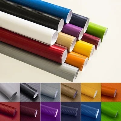 🚗 LIMITED-TIME 50% OFF! 💨 Carbon Fiber Vinyl Wrap – Bubble-Free, Stylish, Resistant ✨