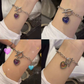 💖 Thermochromic Heart Necklace: Color-Changing Pendant, Magnetic Clasp, Copper