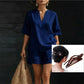 🍀Women's Casual V-Neck Two-Piece Short Set