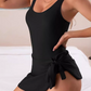⏳👙 LIMITED-TIME OFFER 50% OFF! Women's One-Piece Swimsuit with Tie Skirt & Built-in Shorts – High Waist for Tummy Control, Adjustable Straps, Removable Pads, Perfect for Beach & Pool 🌊