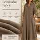 ☀️ SUMMER SALE 👗 Women’s Solid Color Maxi Shirt Dress – Loose Silhouette, Soft Fabric & Everyday Elegance 🌿