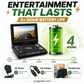 🎁Best Gift for Your Family🎉—📺 7.8" HD Portable DVD/EVD Player – Large Screen, Rechargeable & Compatible with DVD/CD/USB/SD