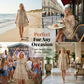 🥳SUMMER HOT SALE🥳💞50K+ SOLD!💥50% OFF! 🔥Women's Loose Cotton Linen Embroidered Dress🌸👗
