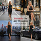 👗✨ LIMITED TIME 50% OFF! Women’s Asymmetrical Halter Dress – Adjustable Neck Tie, Flowing Irregular Hem and Lightweight Comfort