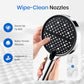 🚿✨ High-Pressure Rainfall Shower Head - 360° Adjustable Angle, Easy-Clean Nozzles & Universal Fit for Refreshing Showers 💦📦