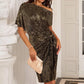 🔥Limited stock available 50% OFF🔥💜 Women's One Shoulder Sequin Sparkling Party Club Dress