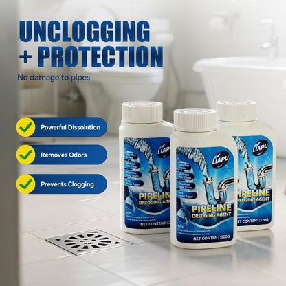 🥳2026 HOT SALE🥳💞50K+ SOLD!💧⚡ 50% OFF! Powerful Household Pipe Unblocker – Dissolves hair & grease fast. Restores flow in sinks, showers & toilets – no more standing water! 🛁✨