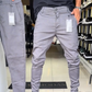 Men’s Slim-Fit Casual Solid Color Pants